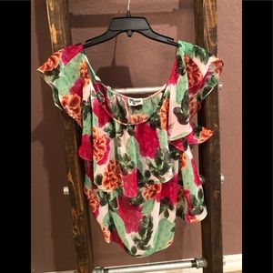 Show Me Your Mumu off the shoulder top NWOT